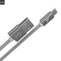 Кабель HOCO X2 microUSB для зарядки и синхронизации ,серый