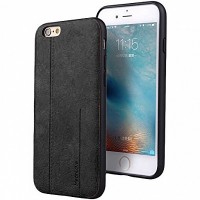 КОЖАНЫЙ ЧЕХОЛ MEANLOVE LEATHER DOUBLE LINE ДЛЯ IPHONE 7/8 BLACK (ЧЕРНЫЙ)