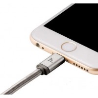 USB Кабель 1,2м U5 Full-Metal HOCO grey для iPhone 5/6/7/8