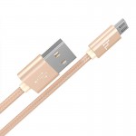 Кабель HOCO X2 microUSB для зарядки и синхронизации ,золото