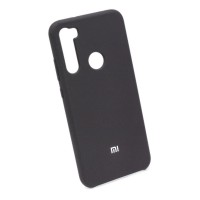 Чехол бампер Silicone Case для Xiaomi Redmi Note 8T (черный)