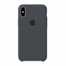 Чехол бампер Silicone Case для iPhone XR (Charcoal Gray)