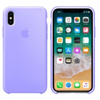 Чехол бампер Silicone Case для iPhone XR (Violet)