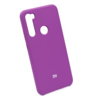 Чехол бампер Silicone Case для Xiaomi Redmi Note 8T (фиолетовый)