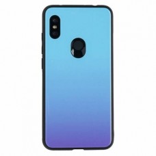 Силиконовый чехол EXPERTS "COLOR GLASS TPU" для Xiaomi Redmi Note 6/6 Pro, голубой