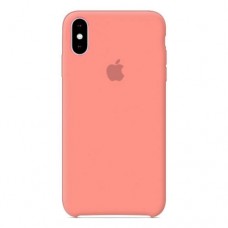 Чехол бампер Silicone Case для iPhone XR (Begonia Red)