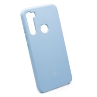 Чехол бампер Silicone Case для Xiaomi Redmi Note 8T (голубой)