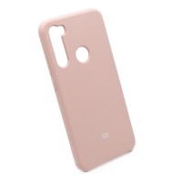 Чехол бампер Silicone Case для Xiaomi Redmi Note 8T (пудра)