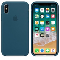 Чехол бампер Silicone Case для iPhone XR (Cosmos blue)