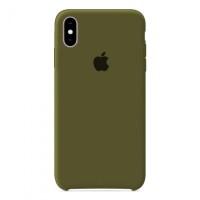 Чехол бампер Silicone Case для iPhone XR (Virid)