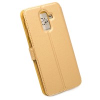 Чехол-книга Experts BOOK Slim case для Samsung Galaxy J8 (2018), золотой