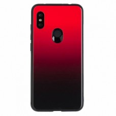 Силиконовый чехол EXPERTS "COLOR GLASS TPU" для Xiaomi Redmi Note 6/6 Pro, красный