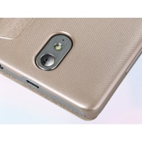 Чехол Nillkin Sparkle для Lenovo Vibe P1M золотистый