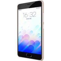 Чехол Nillkin Super Frosted Shield для Meizu M3 (золотистый)