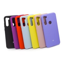 Чехол бампер Silicone Case для Xiaomi Redmi Note 8T (черный)