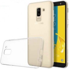 Чехол для Samsung Galaxy J8 (2018) бампер TPU прозрачный