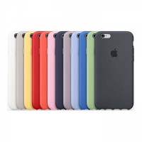 Бампер Silicone Case для iPhone 6 / 6s Plus, красный