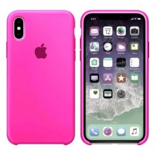 Чехол бампер Silicone Case для iPhone XR (Barby Pink)