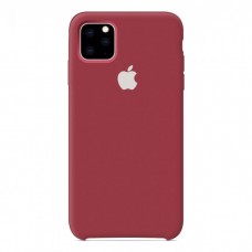 Чехол Silicone Case для iPhone 11 (Dark Red)