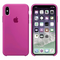 Чехол бампер Silicone Case для iPhone XR (Dragon Fruit)