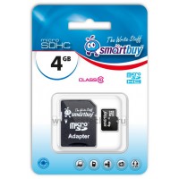 Карта памяти Smartbuy 4GB micro SDXC Class 10