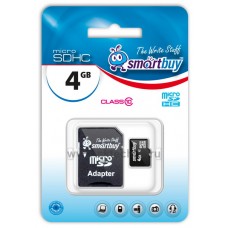 Карта памяти Smartbuy 4GB micro SDXC Class 10