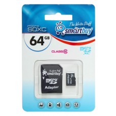 Карта памяти Smartbuy 64GB micro SDXC Class 10 