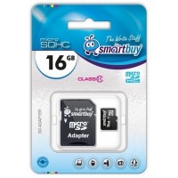 Карта памяти Smartbuy 16GB micro SDXC Class 10 