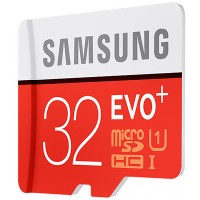 КАРТА ПАМЯТИ SAMSUNG EVO PLUS MICROSDHC 32GB CLASS 10 UHS-I U1 + SD АДАПТЕР (MB-MC32GA)