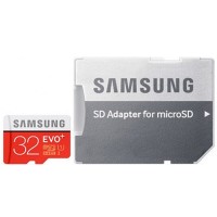 КАРТА ПАМЯТИ SAMSUNG EVO PLUS MICROSDHC 32GB CLASS 10 UHS-I U1 + SD АДАПТЕР (MB-MC32GA)