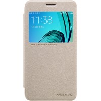 Чехол Nillkin Sparkle для Samsung Galaxy J3 (золотистый)