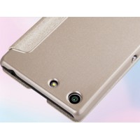 Чехол Nillkin Sparkle для Sony Xperia M5 золотистый