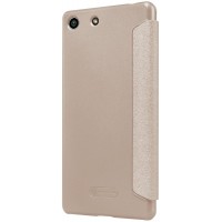 Чехол Nillkin Sparkle для Sony Xperia M5 золотистый