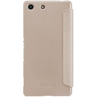Чехол Nillkin Sparkle для Sony Xperia M5 золотистый