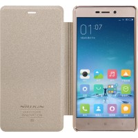 Чехол Nillkin Sparkle для Xiaomi Redmi 3 Pro (золотистый)