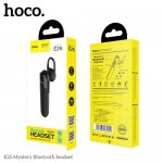 Беспроводная блютуз гарнитура Hoco E25 Mystery Bluetooth headset с микрофоном, цвет чёрный