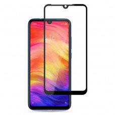 Защитное стекло 3d на весь экран для Xiaomi Redmi Note 7 черное