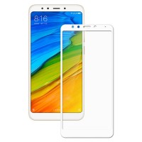 Защитное стекло Full Screen 3D для Xiaomi Redmi 5 Plus белое