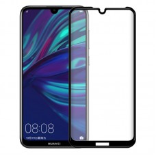 Защитное стекло 3d на весь экран для Huawei Y6 2019 / Honor 8A, черное