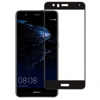 Защитное стекло 5d полной проклейки Full glue для Huawei P10 Lite черное