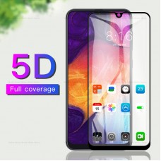 Защитное стекло 5d полной проклейки Full glue для Samsung Galaxy A40 черное