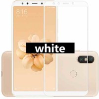 Защитное стекло 3d на весь экран для Xiaomi Mi A2 / 6X, белое