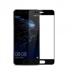 Защитное стекло 5d полной проклейки Full glue для Huawei P10 черное