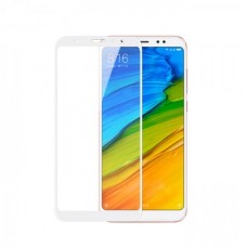 Защитное стекло 3d на весь экран для Xiaomi Note 5 белое