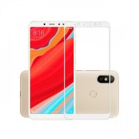 Защитное стекло 3d на весь экран для Xiaomi Redmi S2, белое